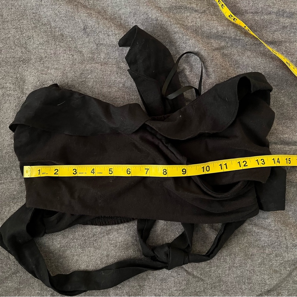 NWT Ruffled Tie-Front Tube Top - Picture 14 of 16